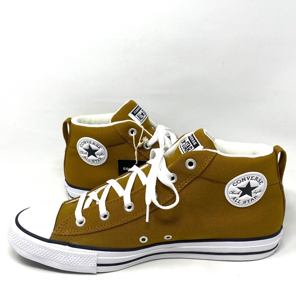 Converse Chuck Taylor All Star Street Mid Top Men’s Dark Wheat Sneakers A00491F - Picture 2 of 9
